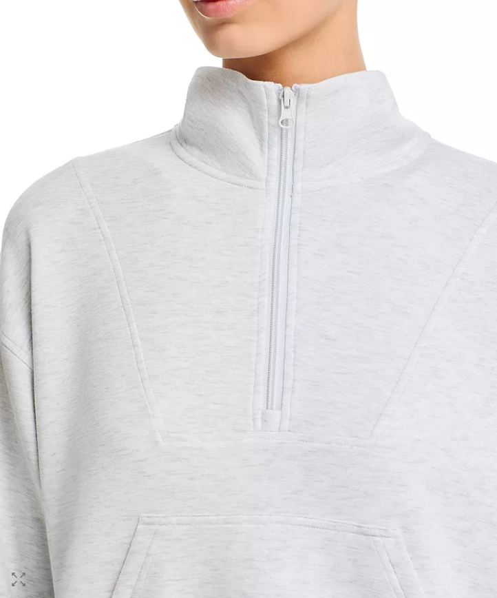 Vintage Havana Cloud Fleece Quarter Zip Pullover