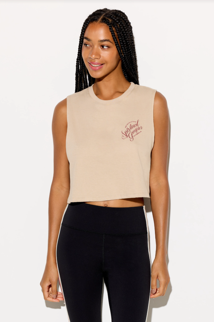 Spiritual Gangster Living Spirit Crop Tank