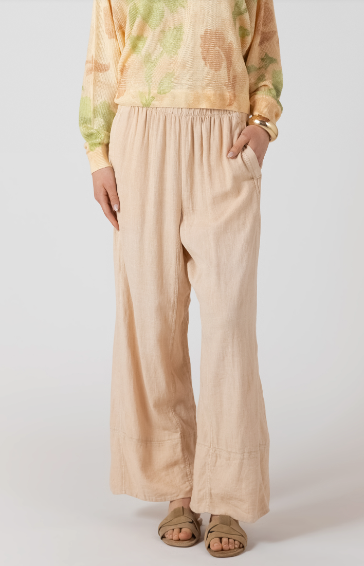 Dex Wide Leg Linen Pant