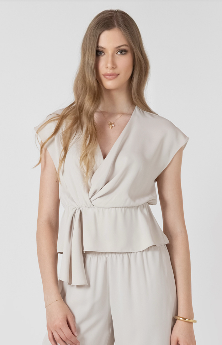 Dex Drapey Wrap Top