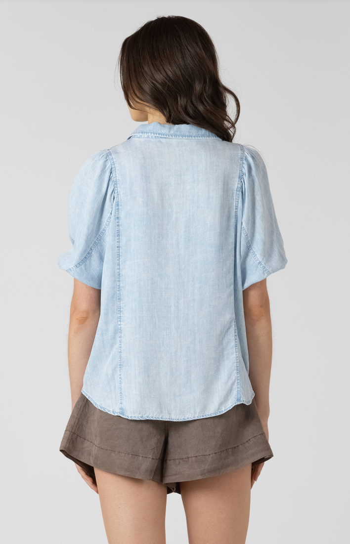 Dex Panelled Button Front Blouse