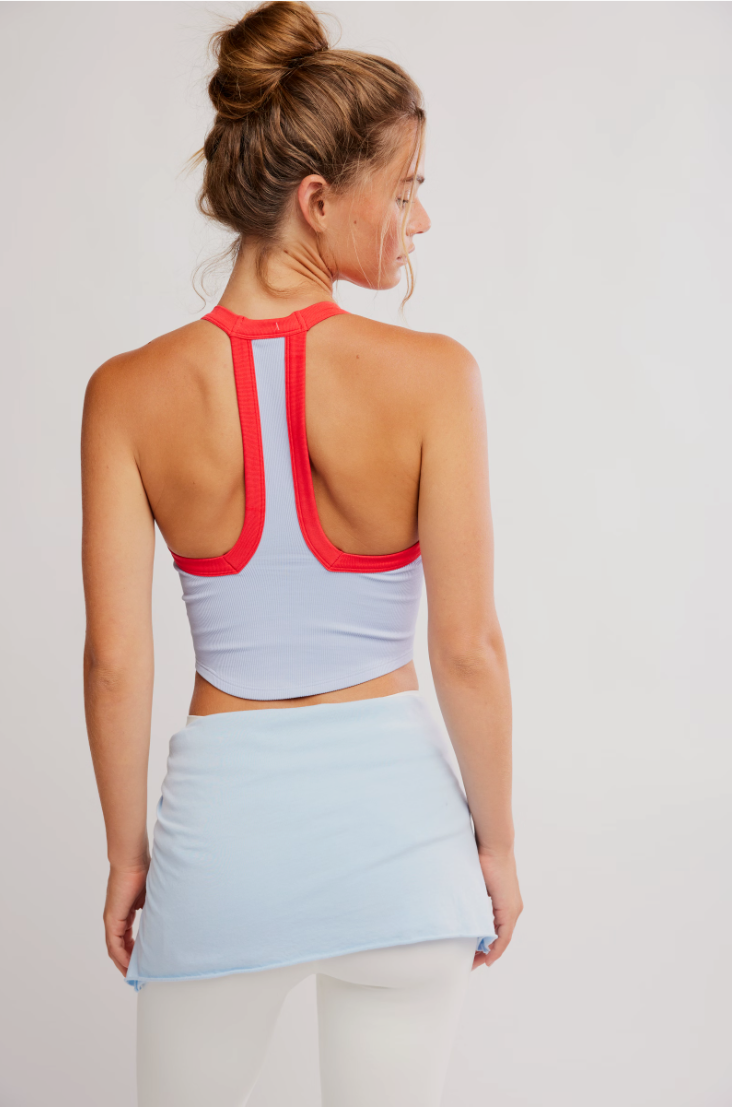 Free People All Clear Vneck Colorblock Cami