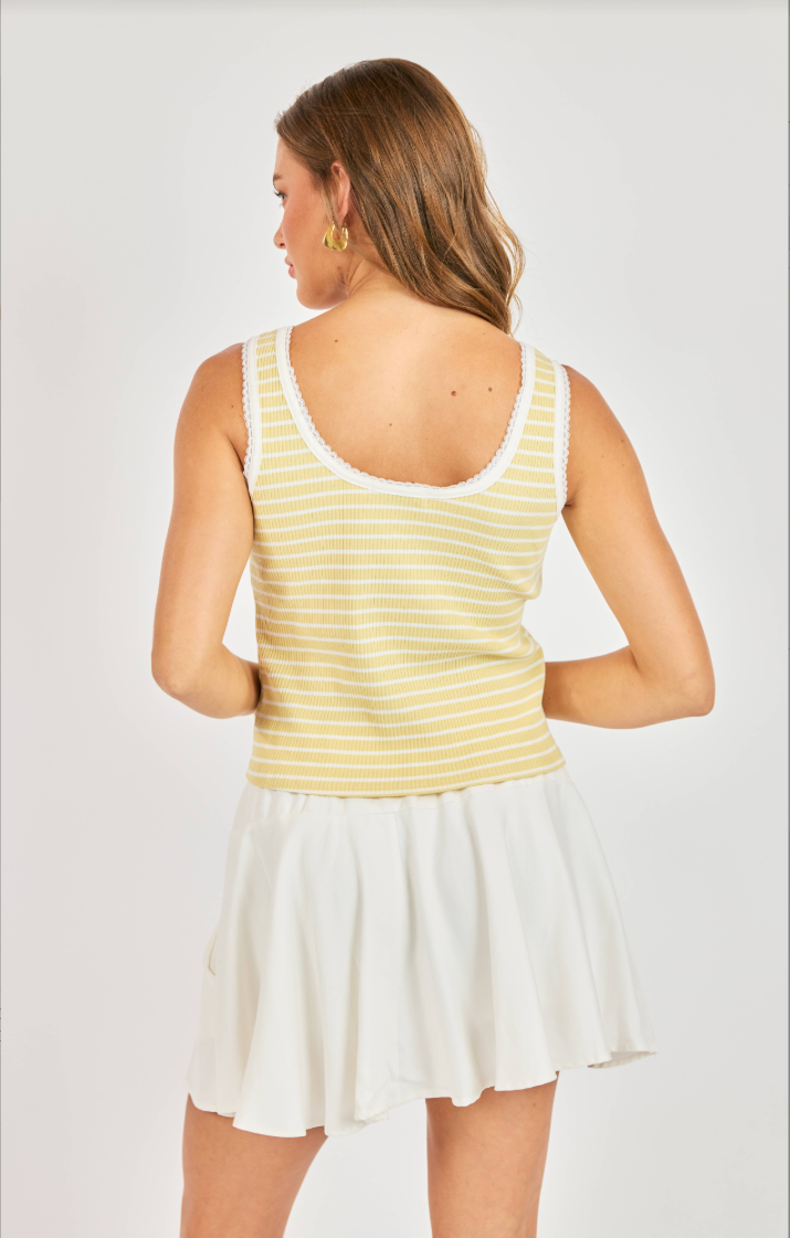 Sadie & Sage Dejavu Stripe Tank