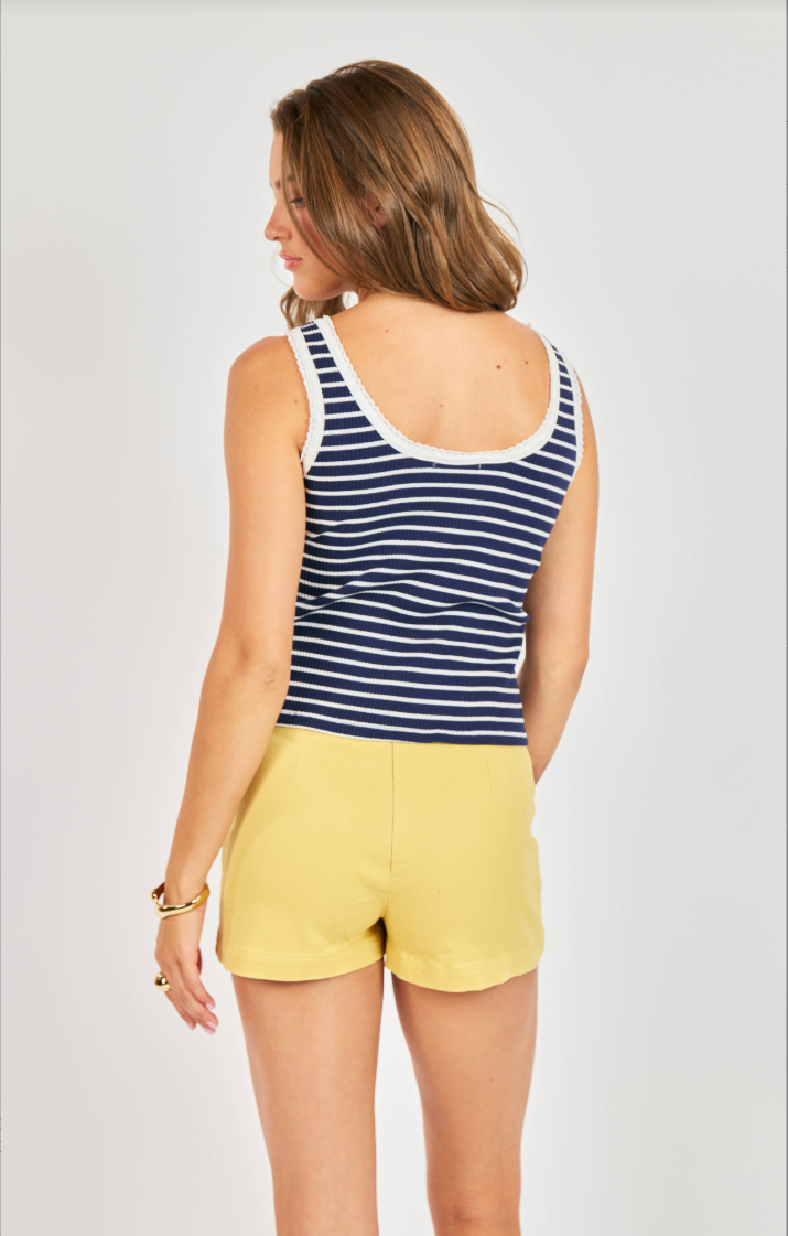 Sadie & Sage Dejavu Stripe Tank