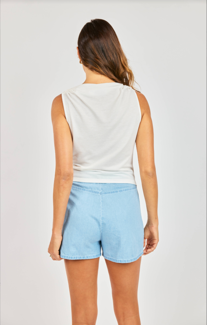 Sadie & Sage Faithful Cowl Neck Tank
