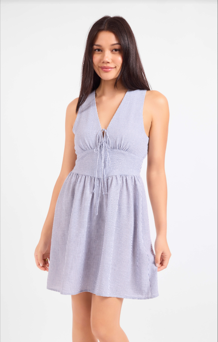 Sadie & Sage Garden Sun Tie Mini Dress