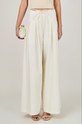 Waist Tape with High Waist Long Pants