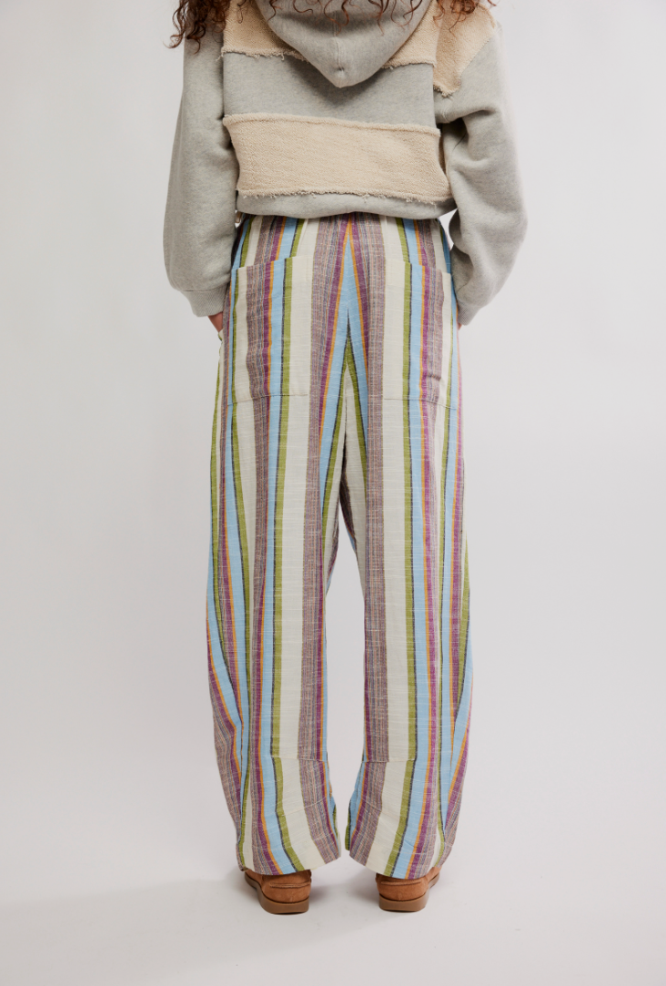 Free People Chambers Laid Back Striped Pants
