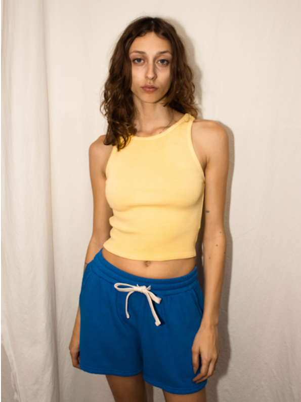 People of Leisure Sage Rib Tank