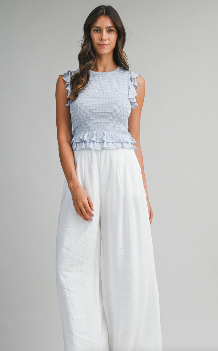 Frill Knit Top