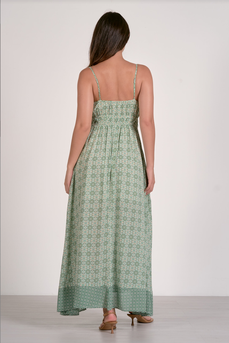 Elan Spaghetti Strap Maxi Dress