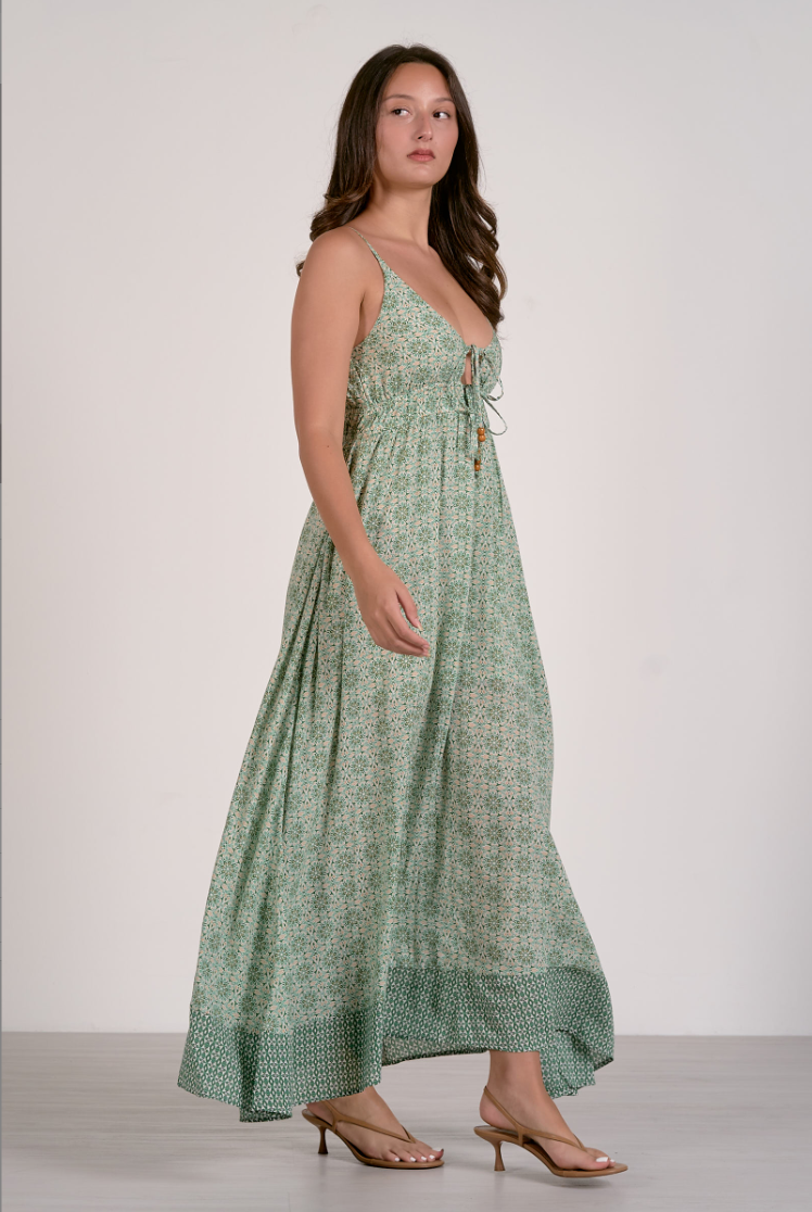 Elan Spaghetti Strap Maxi Dress