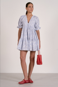 Elan Tiered 3/4 Sleeve Dress
