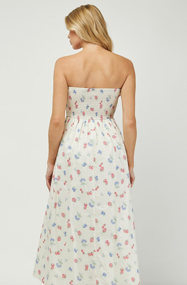 Lightweight Voile Printed Maxi Dress