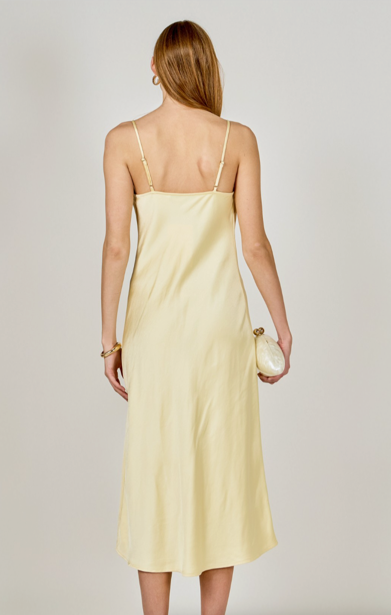 Satin Midi Dress