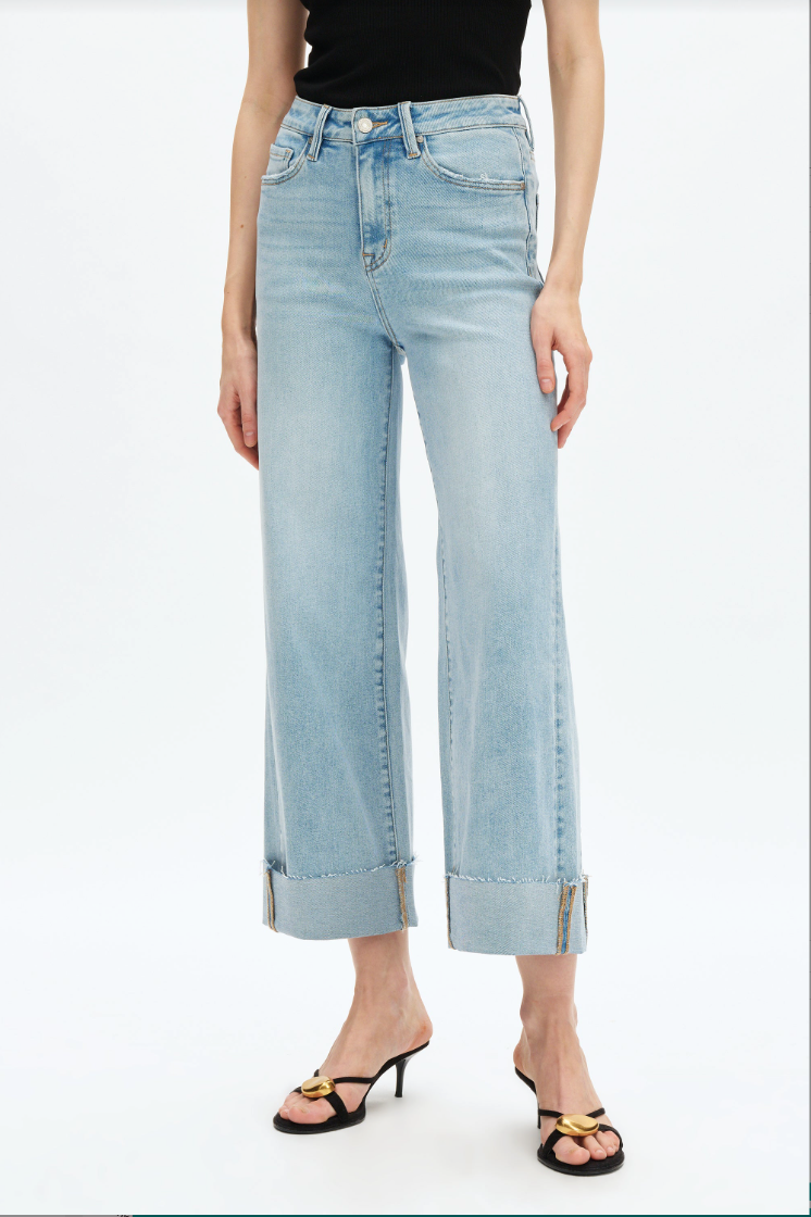 Zephyrine High Rise Wide Leg Jeans