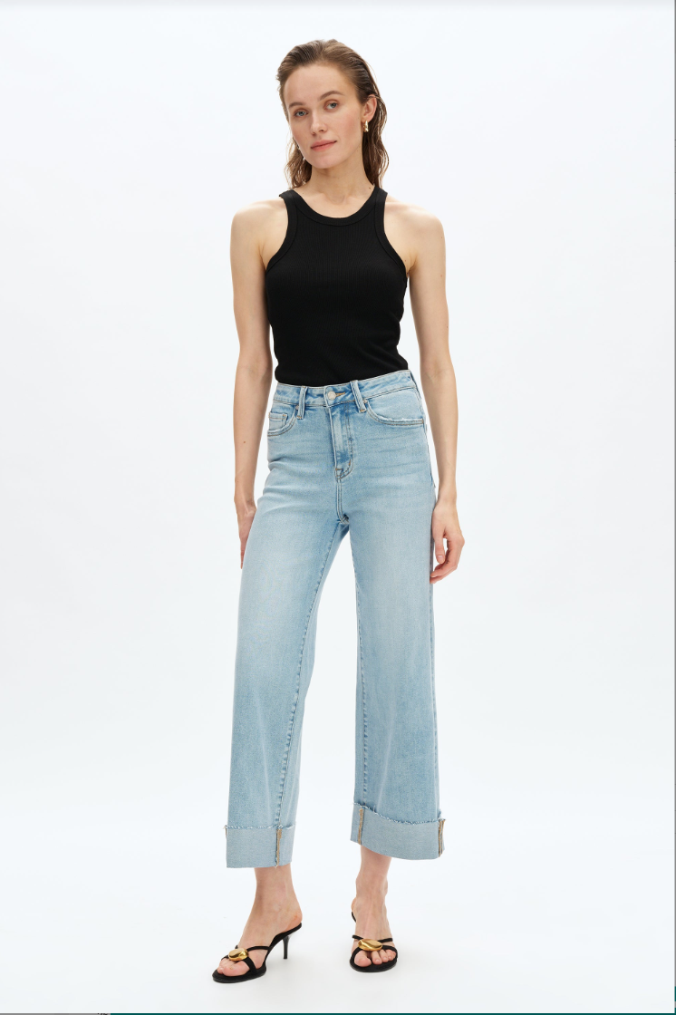 Zephyrine High Rise Wide Leg Jeans