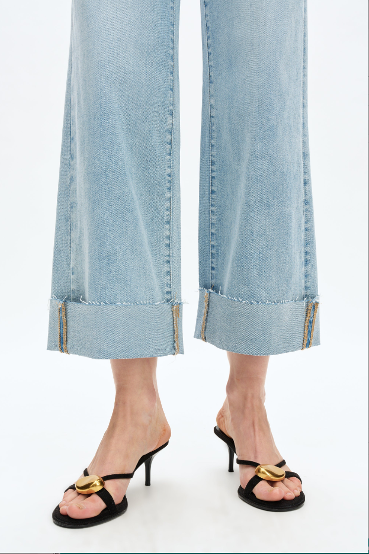 Zephyrine High Rise Wide Leg Jeans