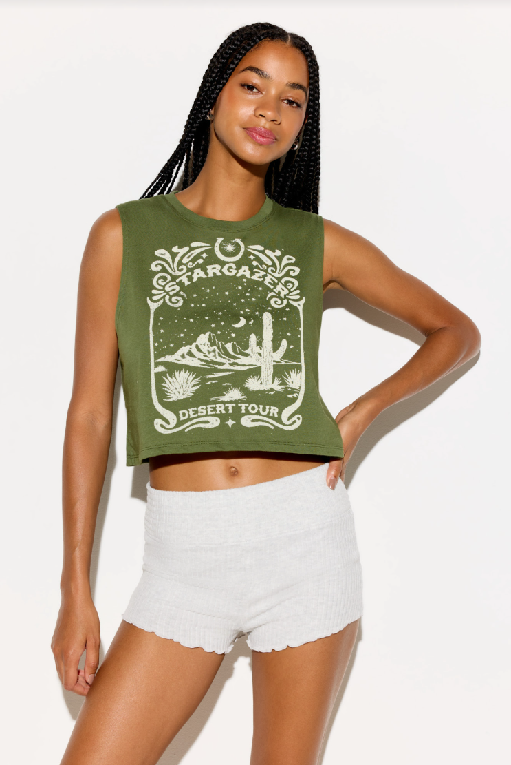 Spiritual Gangster Stargazer Spirit Crop Tank