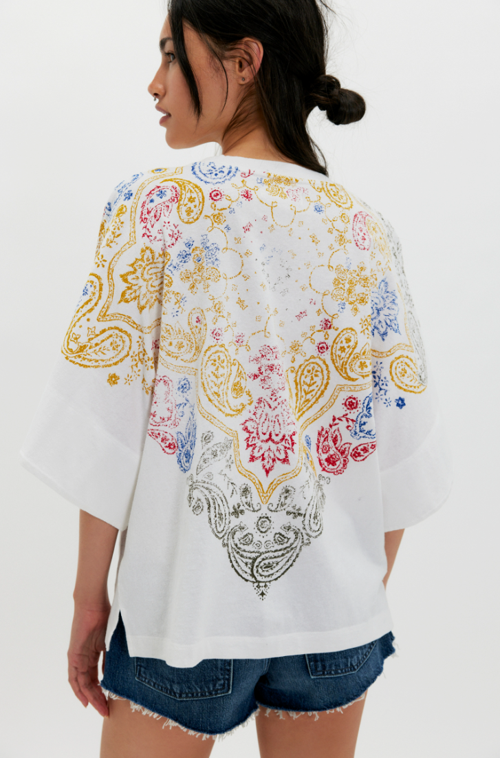 Free People Heirloom Printed Tee