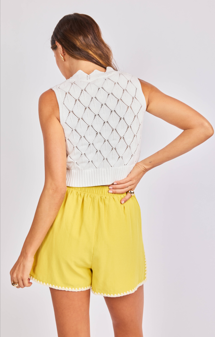 Sage the Label Conch Sweater Vest