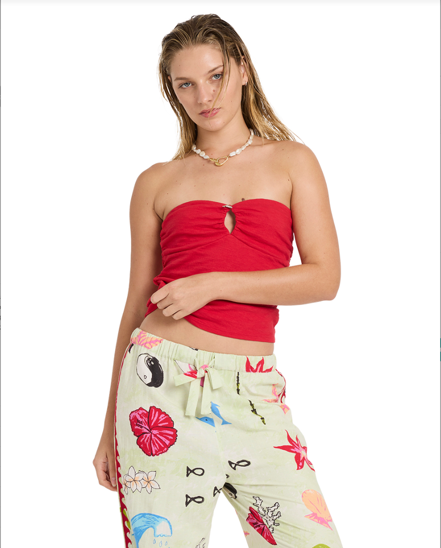 Billabong Lottie Hall Splasher Knt Tube Top