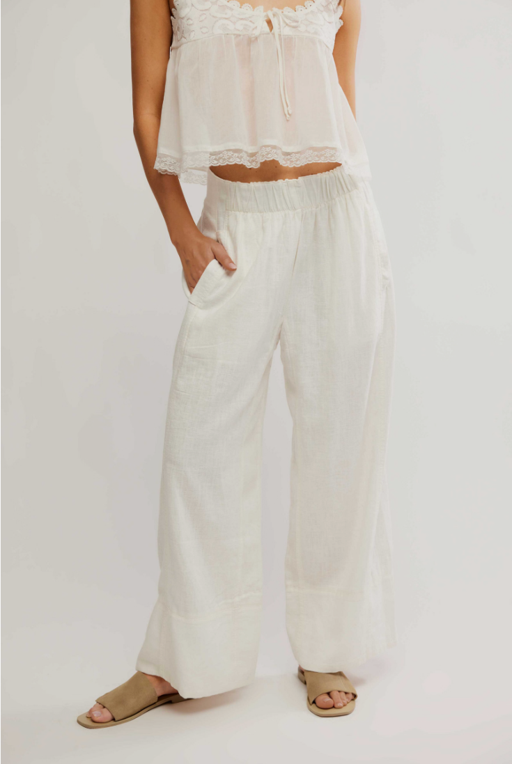 Free People Days End Linen Pull On