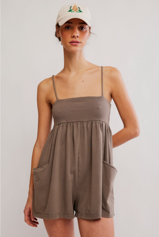 Free People Hot Shot Strappy Romper