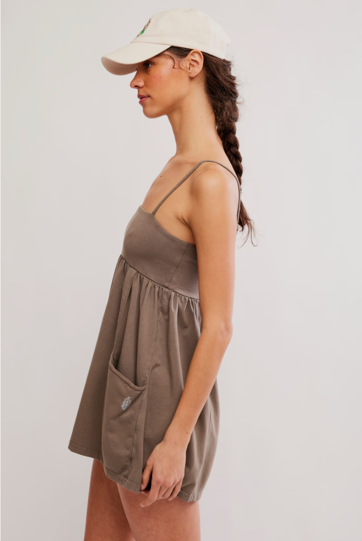 Free People Hot Shot Strappy Romper