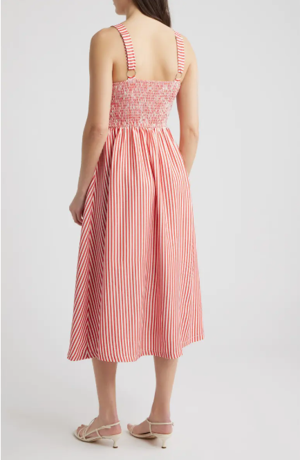 Sleeveless Stripe Dress