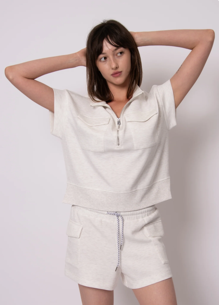 Dua Signature Soft Knit Half Zip Top