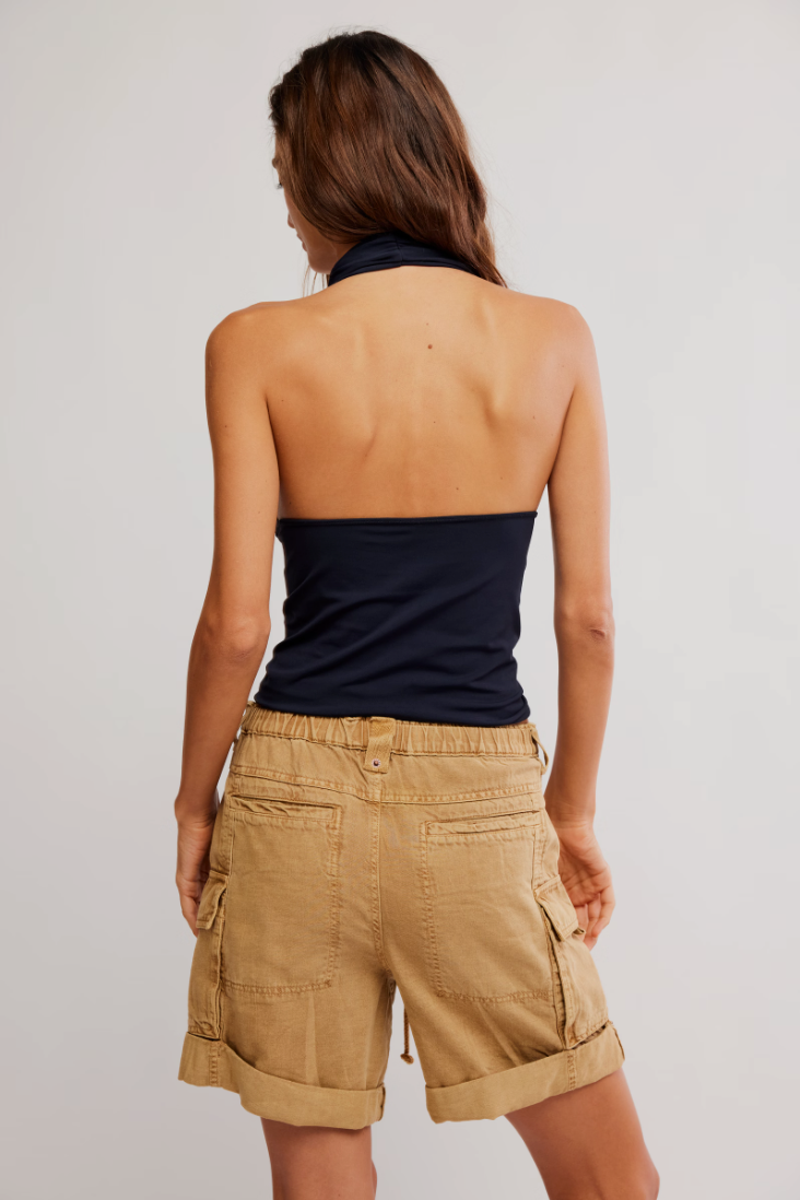 Free People Round Two Halter Top