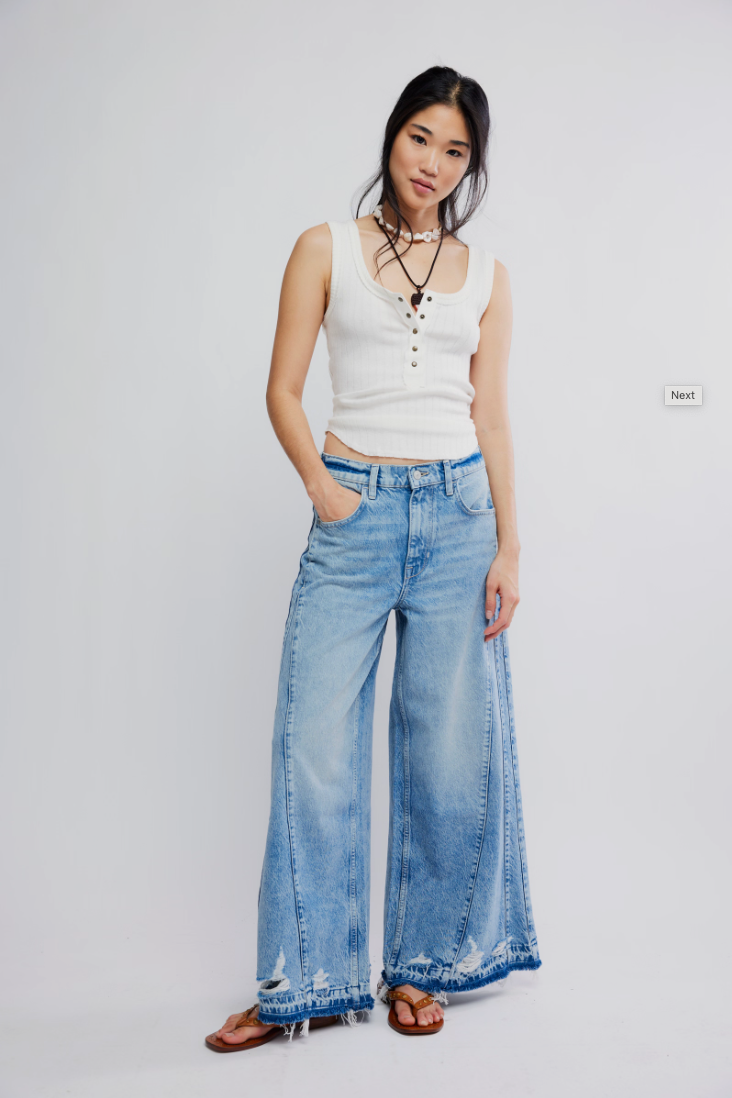 Free People Apollo Wide Leg Jean