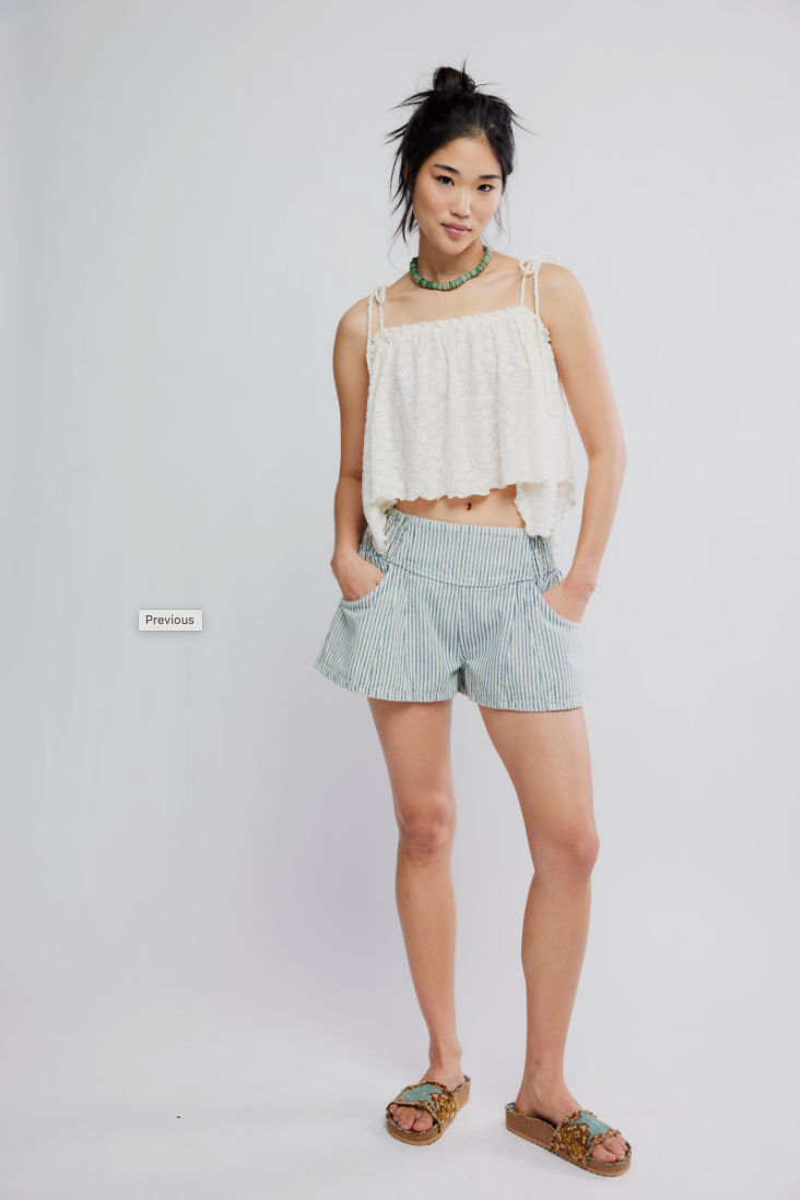 Free People Luna Railroad Short