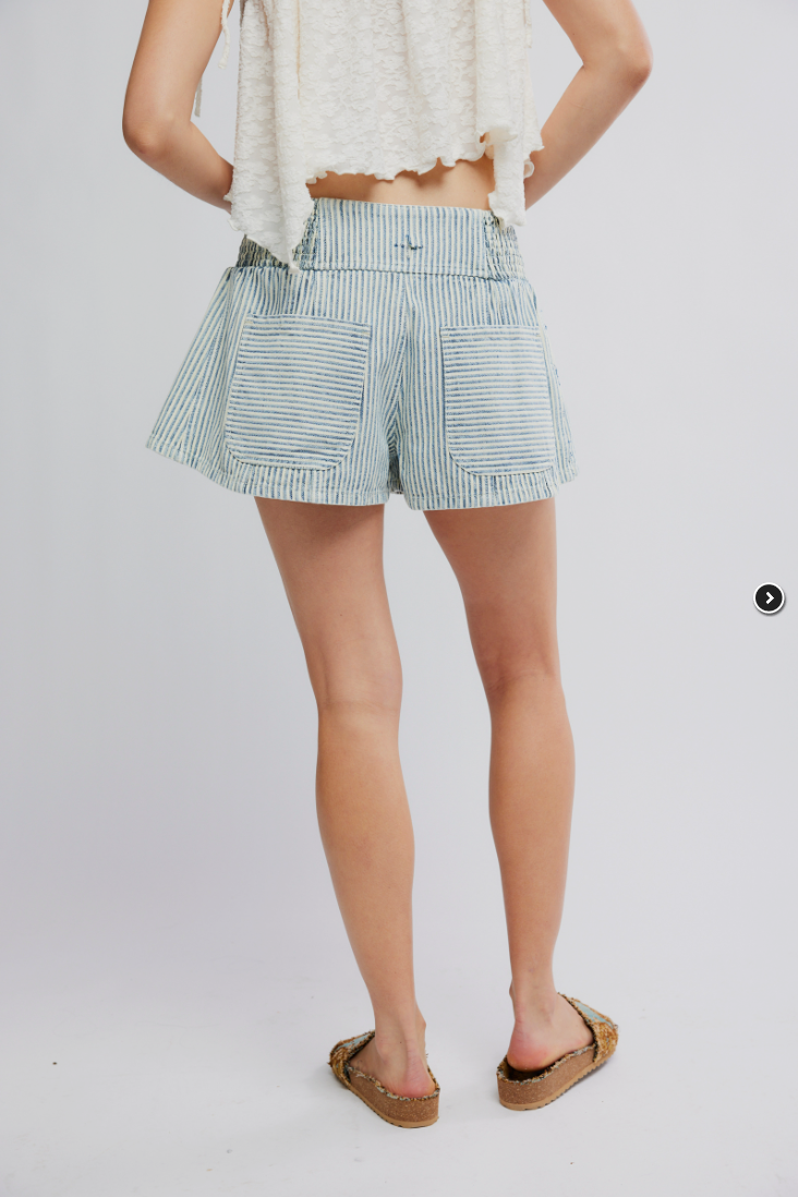 Free People Luna Railroad Short