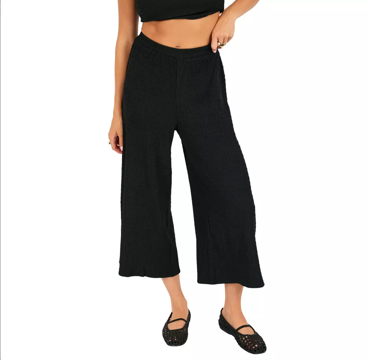 Sadie & Sage Howdy Honey Textured Pants