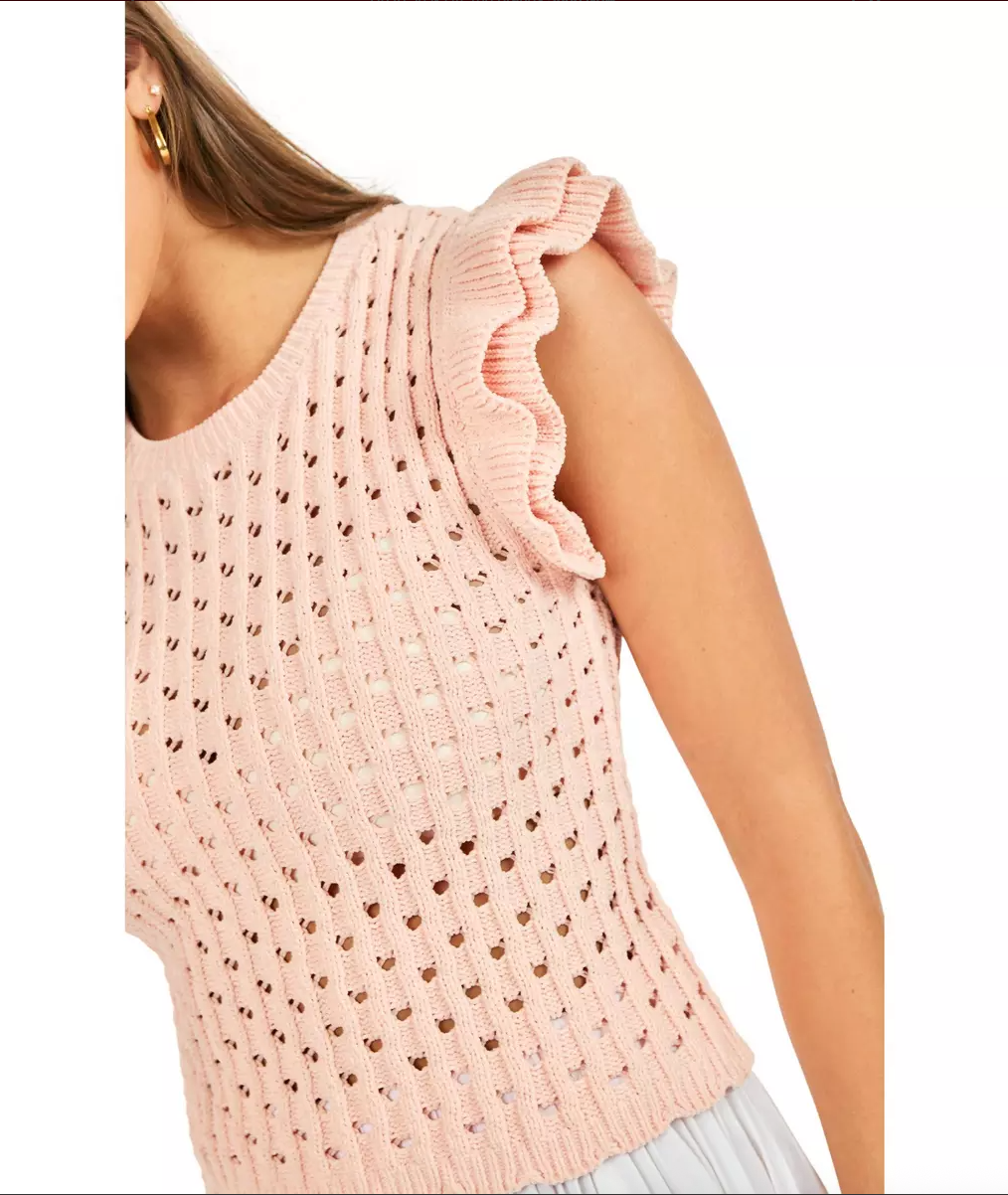 Sadie & Sage Miren Open Knit Sweater