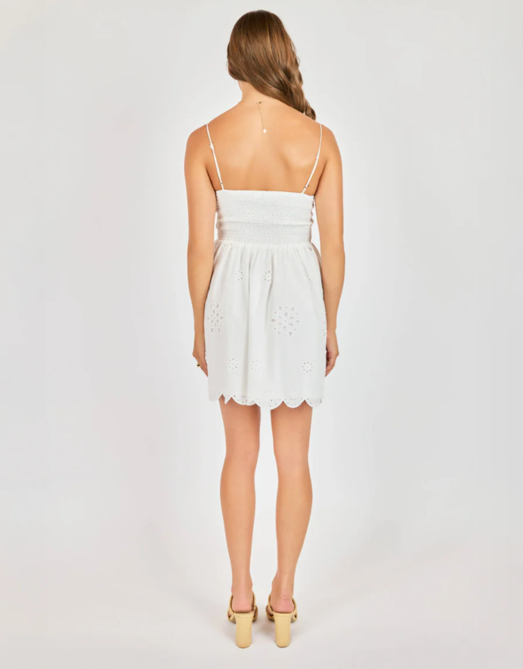 Sadie & Sage Bloomfield Eyelet Mini Dress