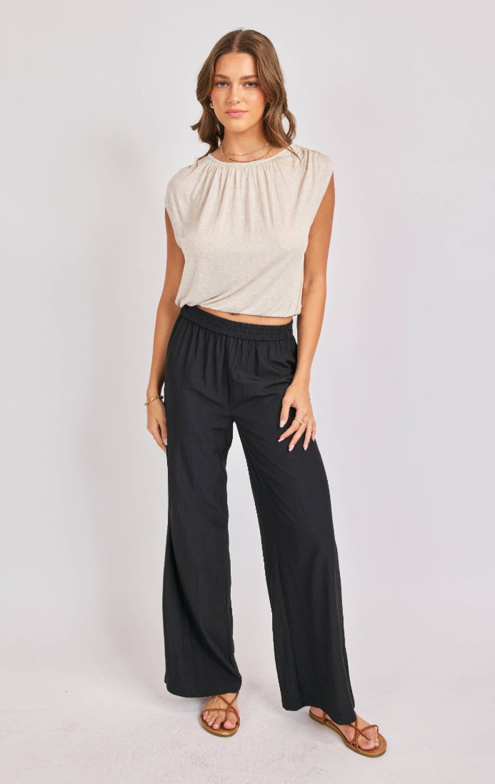 Sadie & Sage Sonora Bubble Hem Knit Top