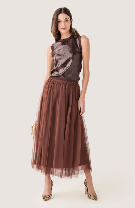 Elan Tuille Midi Skirt