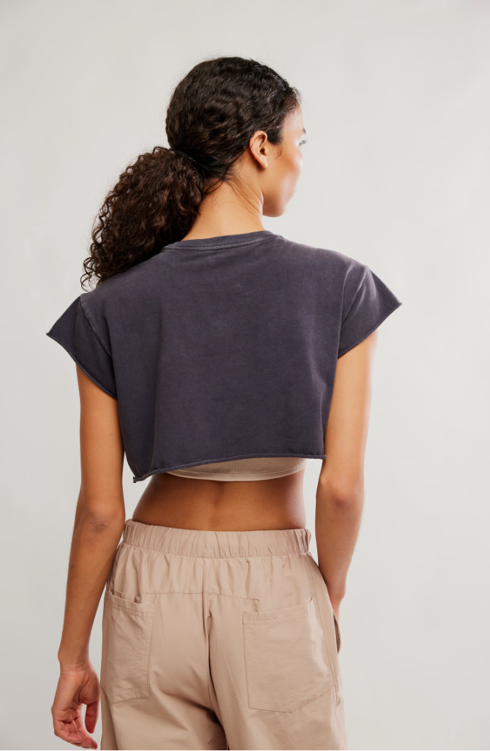 Free People Hot Shot Cropped Tee