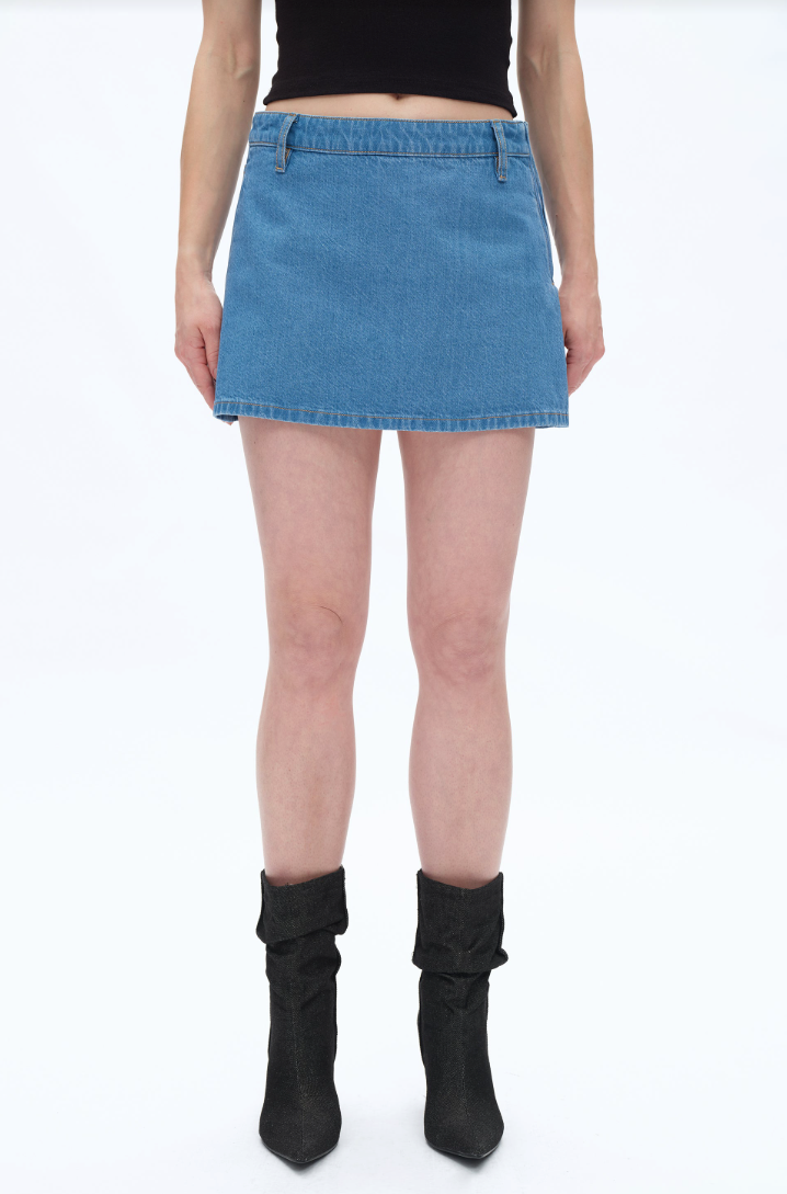 Mid Rise Mini Skirt