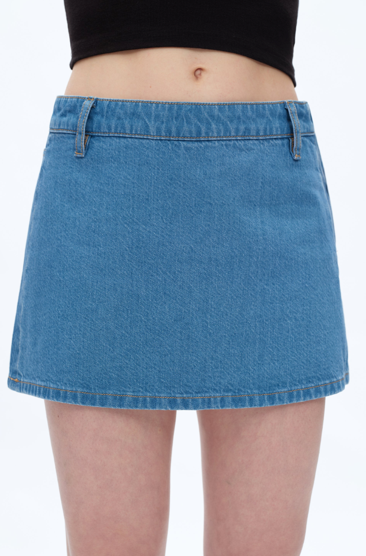 Mid Rise Mini Skirt