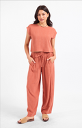 Sadie & Sage Sugarloaf Stripe Cuffed Top
