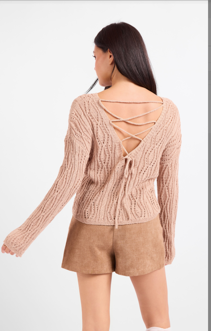 Sadie & Sage Fading West Geometric Sweater