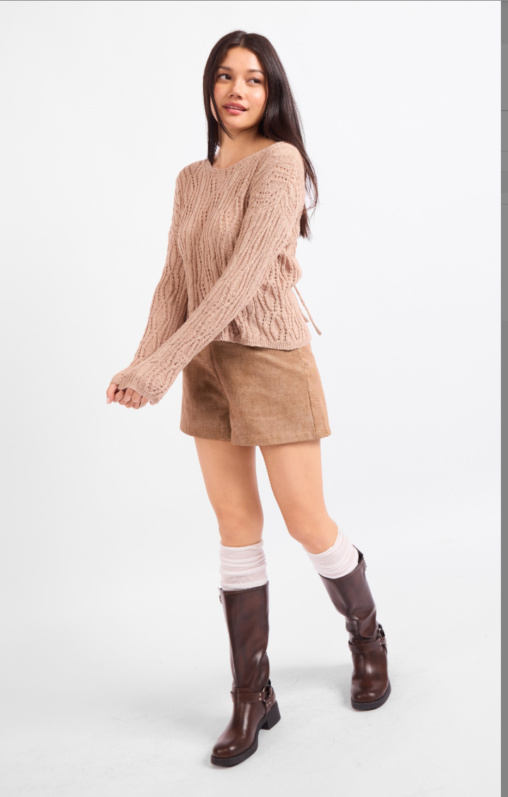 Sadie & Sage Fading West Geometric Sweater
