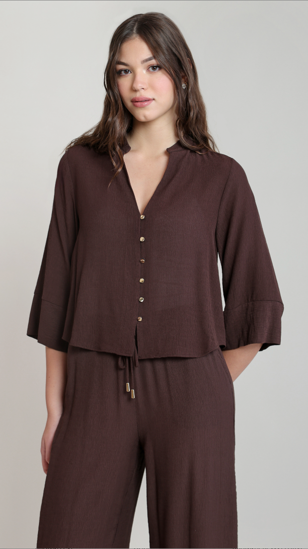 Dex Wide Sleeves Blouse