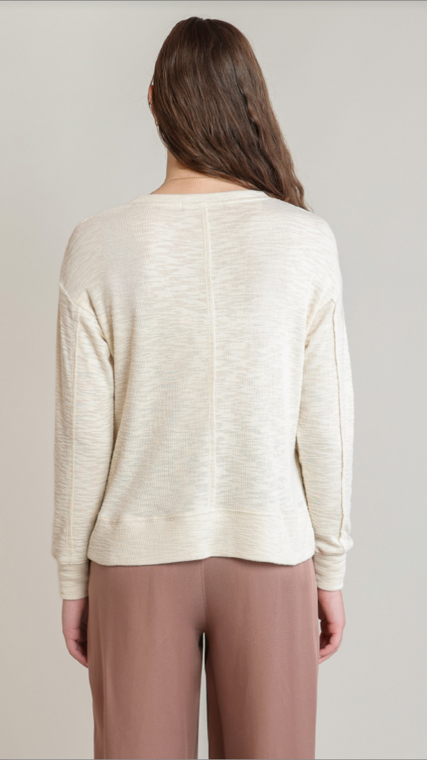 Dex V-Neck Knit Top
