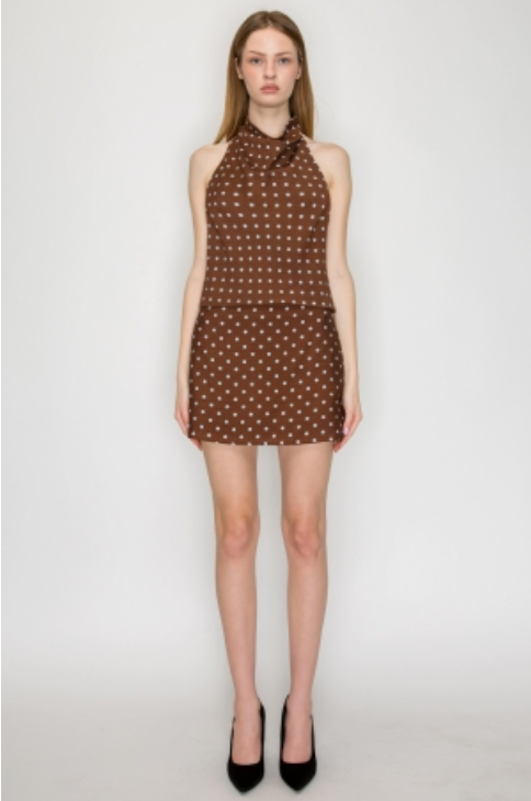 POLKA DOT MINI SKIRT