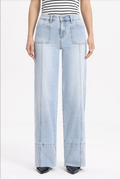 Bayeas Seoul Mid Rise Wide Leg Jean